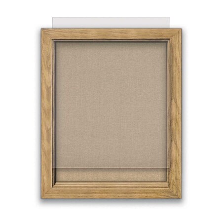 United Visual Products Indoor Enclosed Combo Board, 72"x36", Gold Frame/Blue & Rubber UVCB7236G-BLUE-RUBBER